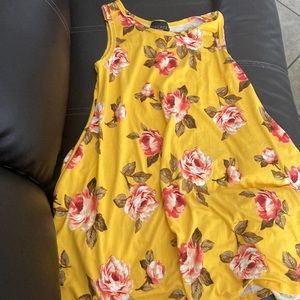 Yellow Floral Dress